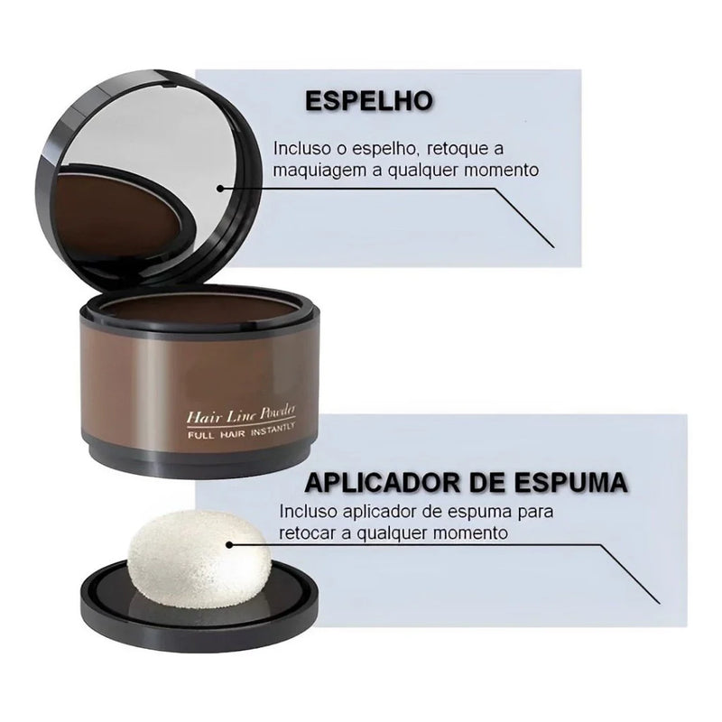 Maquiagem Capilar para Correção de Falhas em Cabelo