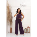 Conjunto Alfaiataria Social Feminino Calça e Blusa em Linho