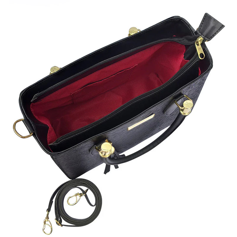 Kit Bolsa de Ombro, Transversal e Carteira